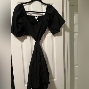 Black cut out dress- NWT